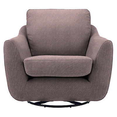 G Plan Vintage The Sixty Seven Swivel Armchair Marl Aubergine